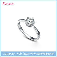 Popular 925 prata esterlina anel de casamento corações e setas zircon anéis de casamento de diamante para a noiva